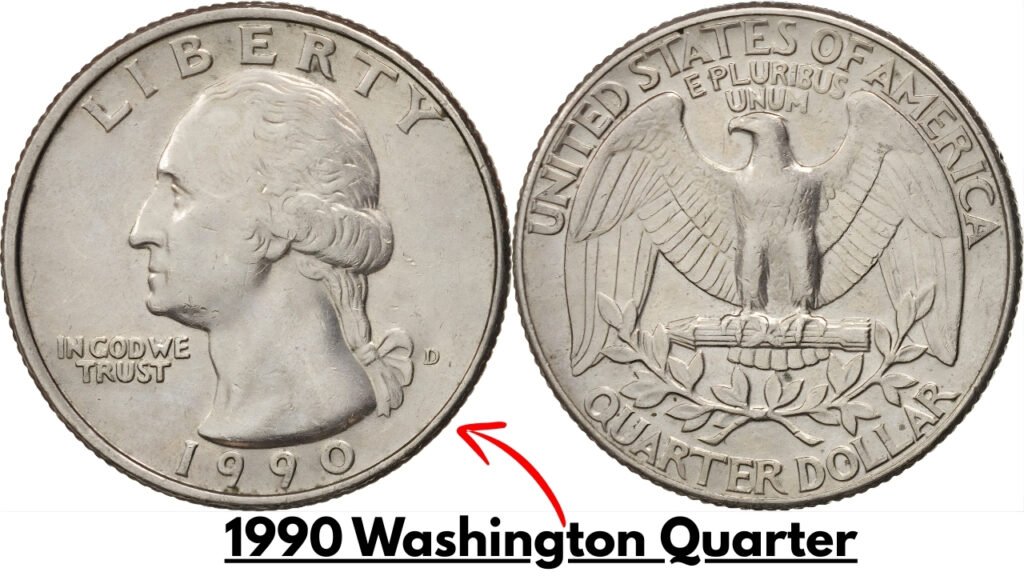 1990 Washington Quarter